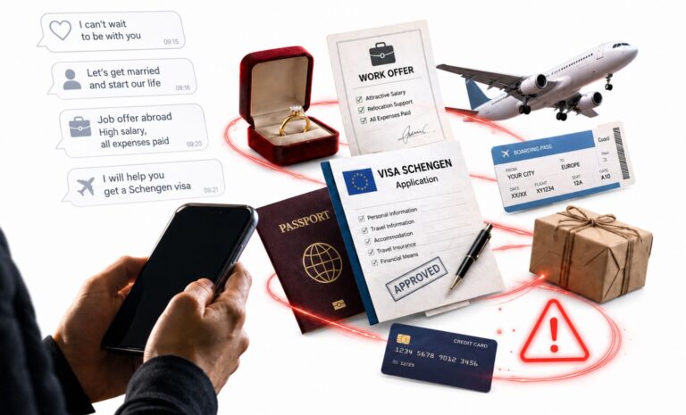 Arnaque au visa Schengen - Fausses promesses de travail mariage et voyage à l’étranger - Algériens