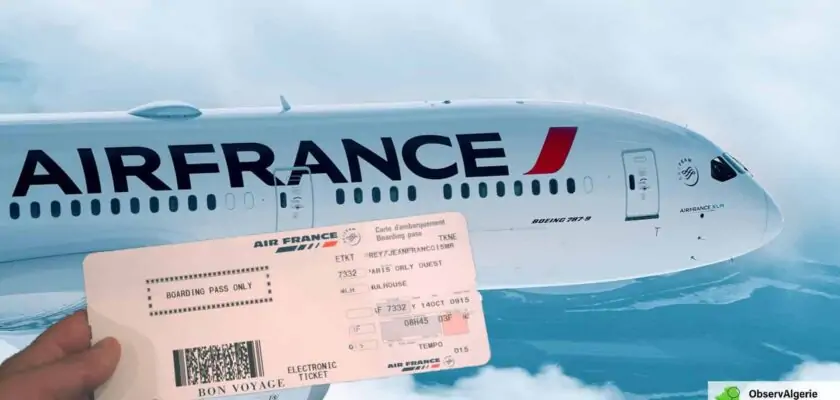 Billet d'avion Air France