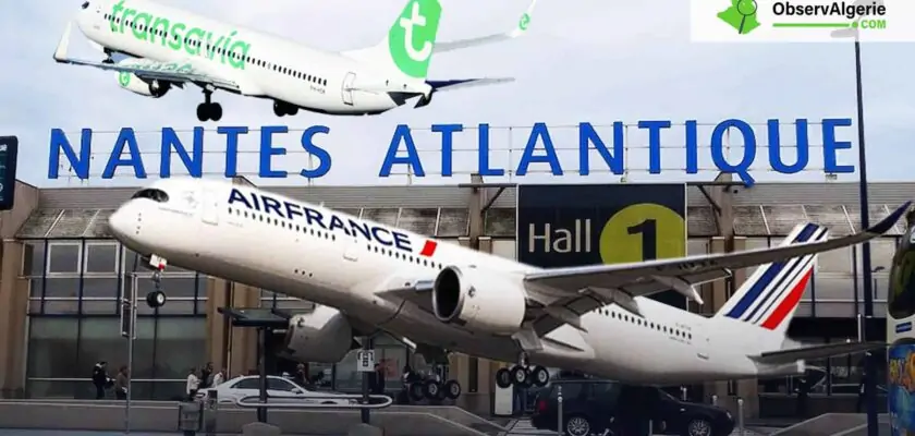 Montage : Aéroport de Nantes - Air France