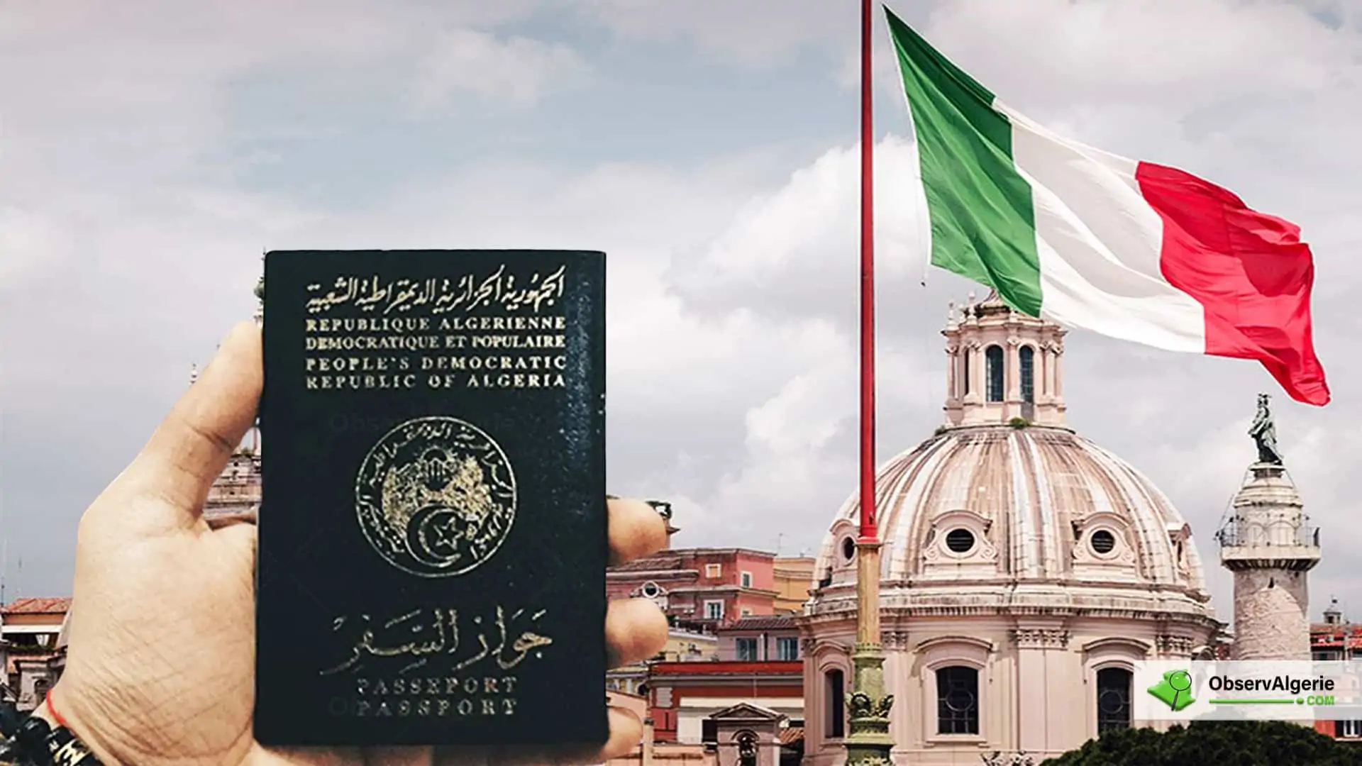 Italie-Passeport Algérien