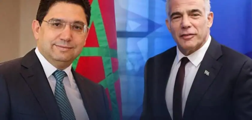 Les ministres des affaires étrangères du Maroc et d'Israël