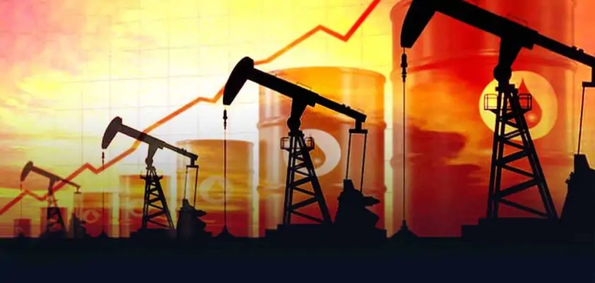 Illustration : Pétrole, cours du pétrole en hausse