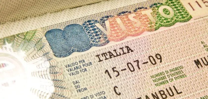 Visa pour l'Italie