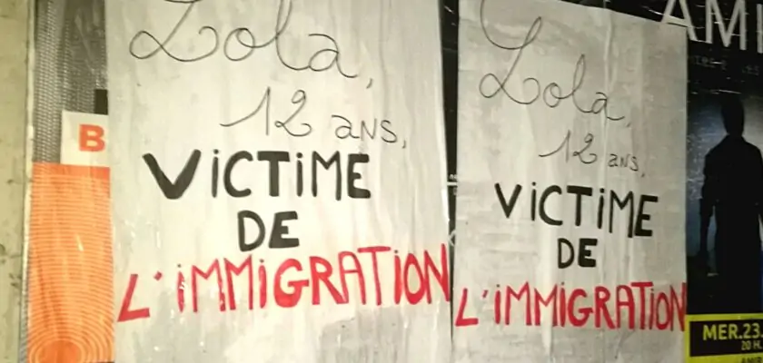 Tags contre l'immigration, Grenoble
